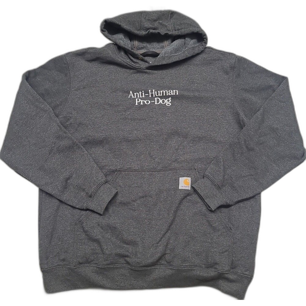 Carhartt Anti Human Pro Dog Barstool Hoodie